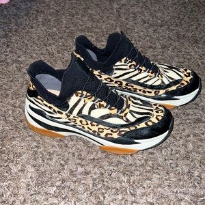 Mark Nason los angles x Sketchers animal hair sneakers